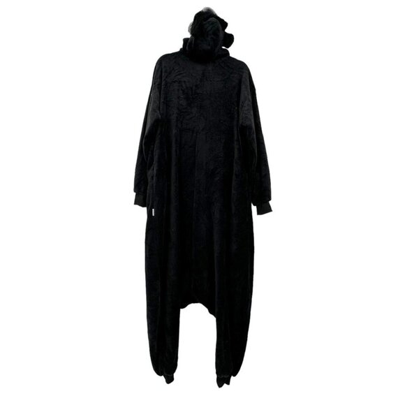 Silver Lilly Funziez Gorilla One Piece Zip Up Costume Size L Animal PJs - Picture 3 of 6